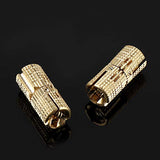 Duokon Ring Box Hinges, 4Pcs/Pack Copper Brass Cabinet Gift Box Concealed Barrel Hinge 8mm 180 Opening Angle Duokon