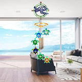 Wind Chimes Resin Molds Silicone Kit Bundle, Sea Turtle Epoxy Mold Wind Bell Silicone Moulds for Home Outdoor Indoor Decorations DIY Crafts KABAKE