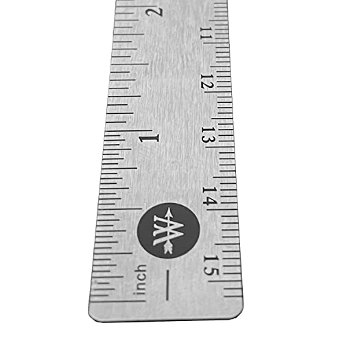 Westcott Stainless Steel Office Ruler with Non Slip Cork Base, 6-Inch (10414) - WoodArtSupply