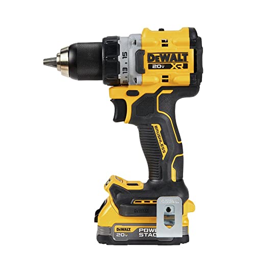 DEWALT 20V MAX XR Cordless Drill Kit, Drill and Driver, 1/2", Batteries, Charger, and Bag Included(DCD800E2) DEWALT