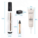 Wood Furniture Repair Kit - Set of 42 Hardwood Laminate Vinyl Floor Repair Kit Wood Fillers, Markers and Wax Sticks - Used for Cover Ups Scratches, SEISSO