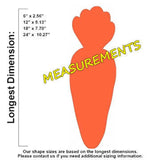 Easter Carrot Unfinished Cutout, Wooden Shape, MDF DIY Craft Build-A-Cross