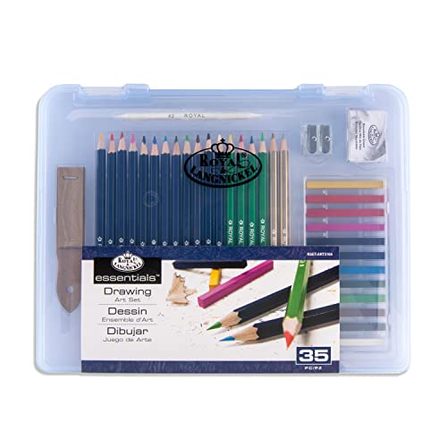 Royal & Langnickel RSET-ART3104 Color Pencils/Sticks Set of 36 PCs - WoodArtSupply