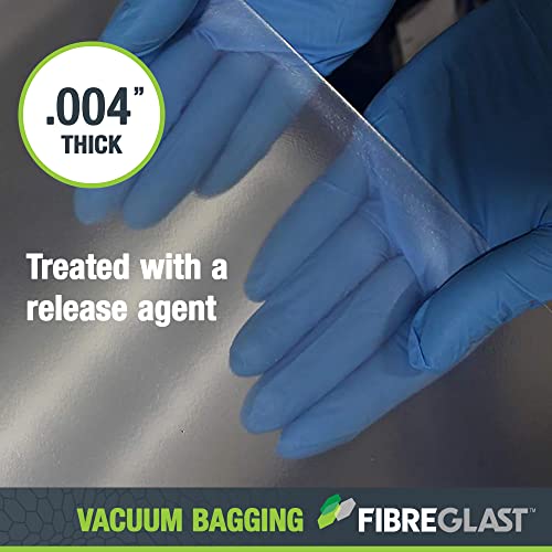 Fibre Glast Vac Bag Film, 5 Yards, Affordable – Elite Lab Vacuum Bagging Supplies, Degassing Chambers & Vac Purge Kits – Seal & Stabilize Carbon, - WoodArtSupply