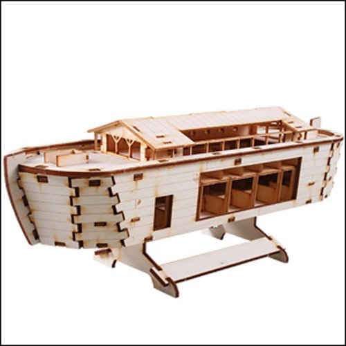 Desktop Wooden Model Kit Noah's Ark by YOUNGMODELER - WoodArtSupply