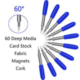 AUNKZL 50 Pcs Replacement Blades Compatible with Explore Air /Air2/Air 3 /Maker/Maker 3 Cutting Machines - Include 10PCS Fine Point Blade, 30PCS AUNKZL