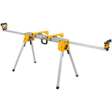 DEWALT Miter Saw Stand, Collapsible and Portable, 40” Beam, Extends up to 10 ft, Holds up to 500 lbs (DWX724),Silver DEWALT