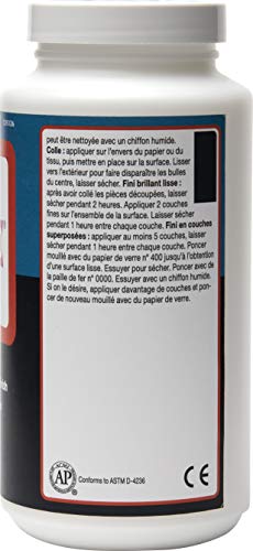 Mod Podge Waterbase Sealer, Glue and Finish for Furniture (16-Ounce), CS15126 Gloss Finish Mod Podge