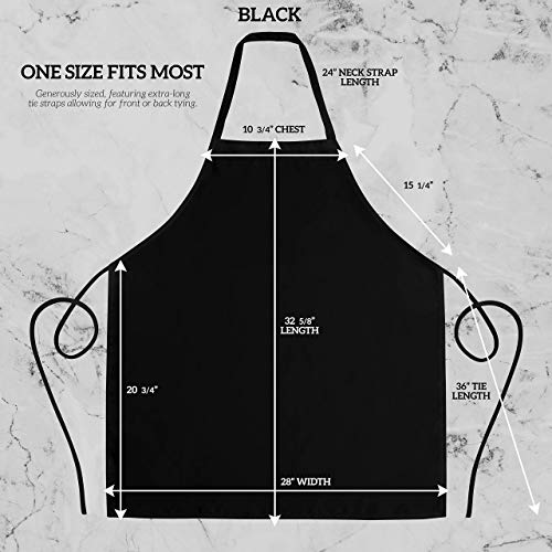 GREEN LIFESTYLE 12 Pack Bib Apron - Unisex Black Aprons, Machine Washable Aprons for Men and Women, Kitchen Cooking BBQ Aprons Bulk (Pack of 12, No GREEN LIFESTYLE