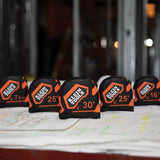 Klein Tools 9225 Tape Measure, Heavy-Duty Measuring Tape with 25-Foot Double-Hook Double-Sided Nylon Reinforced Blade, with Metal Belt Clip Klein Tools