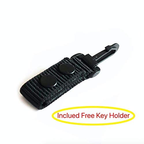 MELOTOUGH Tactical Duty Belt Harness Padded Adjustable Tool Belt Suspenders with Key Chin and Patch, Black(Large) MELOTOUGH