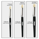 Sdanart Drybrush Set Hobby Drybrush Paint Brush,Detail Paint Brush Set,3 pcs Professional Art and Advanced Acrylic Paint Brushes for Sdanart