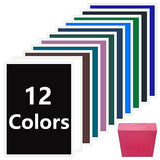 UNIXYZ Colored Laser Engraving Marking Paper for CO2 Diode DIY Laser Engraver Machine Tools for Ceramics Glass Crystal Stone Tiles (12 Colors + UNIXYZ