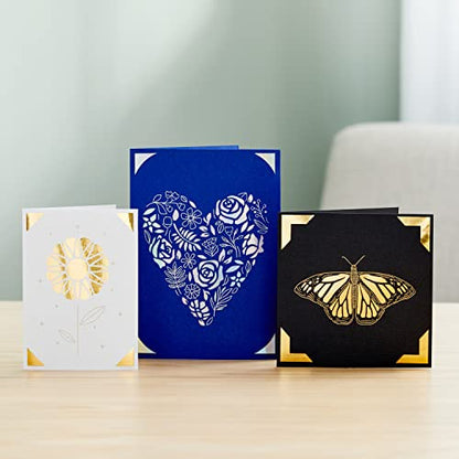 Cricut Foil Transfer Insert Cards R40, Easy Release Foil to Craft Cricut Cards, Create Birthday Cards, Thank You Cards, Compatible with Cricut - WoodArtSupply