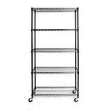 Seville Classics UltraDurable Heavy Duty NSF Solid Steel Wire Rack Storage Unit, Organizer for Garage, Warehouse, Office, Restaurant, Classroom, Seville Classics