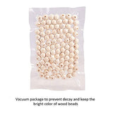 PH PandaHall Wooden Beads, 100pcs 12mm Unfinished Natural Round Wooden Spacer Beads Round Ball Wooden Loose Beads for Necklace Bracelet Hair Braids PH PandaHall
