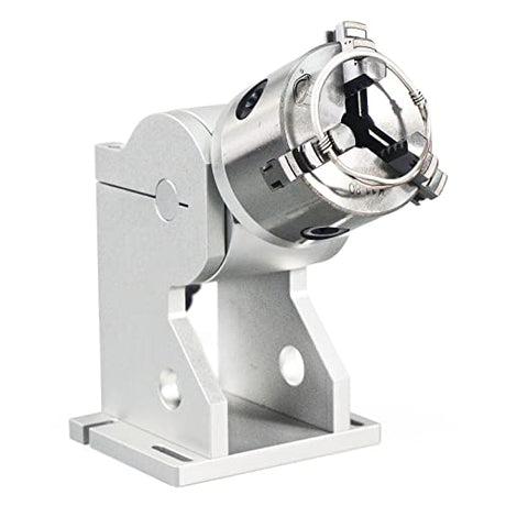 ComMarker 80mm 3 Jaws Rotary Chuck for Laser Marking Machine, Fiber Laser Engraver Attachment, 3 Jaws Rotary Axis Perfect for Jewelry, Rings, ComMarker