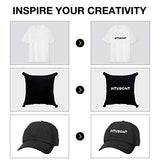 HTVRONT HTV Vinyl Rolls Black HTV and White Heat Transfer Vinyl - 12" x 15ft Black & White HTV Vinyl for Shirts, Black Iron on Vinyl for Cricut & HTVRONT