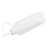6 Pcs 4 Ounce Needle Tip Glue Bottle 120ml Plastic Dropper Bottles Multicolor Lid with 2 Pcs Mini Funnel for Small Gluing Projects, Paper Quilling Hulless