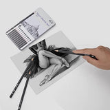 GETHPEN Sketch Pencils for Drawing,12 Pack Drawing Pencils, Graphite Pencils, Graphite Pencils for Drawing, Art Pencils for Drawing and Shading, GETHPEN