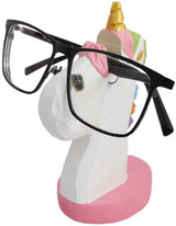 Red Dollar Handmade Wood Carved Animal Eyeglass Holder, Cute Sunglasses Display Stand, Nightstand Home Office Desk Decor, Christmas Holiday New Year Red Dollar