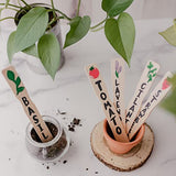 12 Inch Paint Sticks, Box of 25 Hardwood Paint Stirrers, Wood Mixing Paddles for Epoxy or Resin, Garden or Library Markers by Woodpeckers Woodpeckers