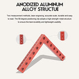 90 Degree Cabinet Clamp, 5.5" x 5.5"(14 x 14cm) Aluminum Alloy Right Angle square Corner Clamps for Woodworking Tools, Drawers, Picture Frame (2pack) SOSERIVD