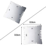 TIMESETL 14Pcs Guitar Luthier Tools Set Including Understring Guitar Radius Gauge, String Action Ruler Gauge, Guitar Notched Radius Gauges Guitar Set TIMESETL