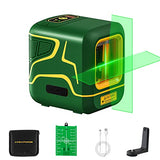 APEXFORGE X1C Cross Line Laser Level, with Rechargeable Battery, 100ft Green Beam, Self-Leveling, Vertical and Horizontal Line, Pulse Mode, 360° APEXFORGE