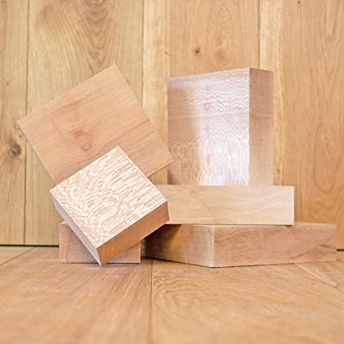 2” x 4” x 4" Sycamore Bowl Blanks for Woodturning - Cherokee Wood Products (4pcs)