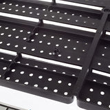 Wall-Mounted Garage Storage Bins - 30 Compartments for Garage Organization, Craft Supply Storage, Tool Box Organizer Unit by Stalwart (Red/Blue) Stalwart