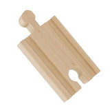 Wooden Train Track 52 Piece Set - 18 Feet Of Track Expansion And 5 Distinct Pieces - 100% Compatible with All Major Brands Including Thomas Wooden Right Track Toys