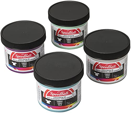 Speedball Fabric Screen Printing Ink, Special Edition Colors, 4-Ounce (4-Pack), Energy Surge SHARPIE