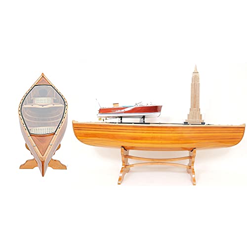 Wooden Boat USA Wooden, 5-Feet Canoe Table, Brown Wooden Boat USA