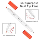REALIKE Dual Tip Infusible Pens for Cricut Joy, 36 pcs Sublimation Markers Pens Set Compatible with Cricut Joy Machine (0.4 Tip & 1.0 Tip) REALIKE