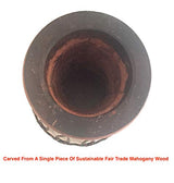 Djembe Drum Solid Wood Deep Carved Bongo Congo African Drum - 12" HIGH MED SIZE - Professional Quality - NOT MADE IN CHINA - JIVE BRAND (Dragon) Jive