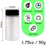 Renfio Glow in The Dark Glitter, 1.94oz 55g Luminous Ultra Fine Glitters Powder Glowing Glitter Epoxy Resin PET Flake 1/128" 0.008" 0.2mm Sequins for Renfio