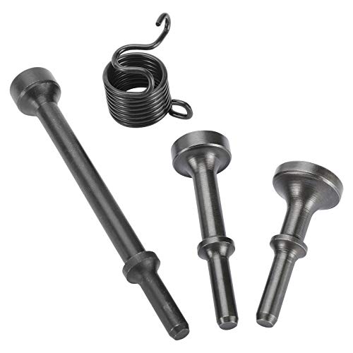 KUNTEC 4 Pcs Smoothing Pneumatic Air Hammer Pneumatic Chisel Bits Tools Kit KUNTEC