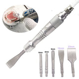 Air Scaler Gouge Chisel Micro Air Flux Chipper Pneumatic Scraper Medical Gypsum Breaker Stomatology Engrave 5pcs Flat Chisel Bull Point Chisel Jitterbug