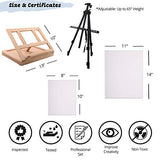 J MARK Premium Large Painting Kit – All in Deluxe Acrylic, Watercolor and Oil Painting Set J MARK