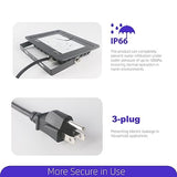 UV Light for Resin Curing 3D 30W Printer Curing Lamp Kit for SLA/DLP/LCD 3D Printing 395-405nm Efficient IP66 Waterproof Flood Light with 36pcs Black coospider-repta