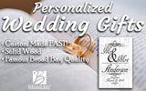 Mr & Mrs Wedding Gift Sign PERSONALIZED Family Name Established Sign Customized for Newlywed Couple EST. Date Broad Bay