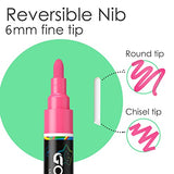 GOTIDEAL Liquid Chalk Markers, Bold Tip 8 Colors Washable Window Chalkboard Glass Pens, Paint and Drawing for Car, Blackboard, & Bistro,Kids and GOTIDEAL