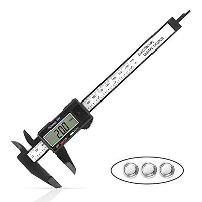Digital Caliper, Sangabery 0-6 inches Caliper with Large LCD Screen, Auto - Off Feature, Inch and Millimeter Conversion Measuring Tool, Perfect for