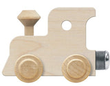NameTrain Unfinished Engine - Made in USA Maple Landmark