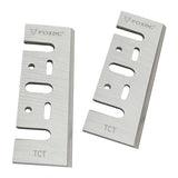 FOXBC 3-1/4 Inch Tungsten‑Carbide Planer Blades Replacement for Makita, DeWalt, Bosch, Ryobi and Most Hand-Held Planer - 2 Sets FOXBC