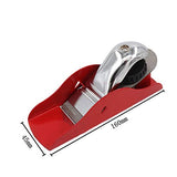 Mini Hand Planer 3-1/2 inch Red Adjustable, used for Wood Craft Processing, Carving and Trimming Projects, Carpenter DIY Model Making (Hand Planer Zenhausern Trade