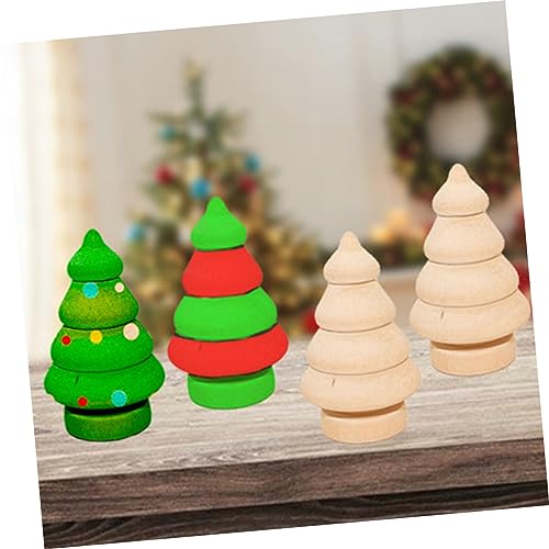 NOLITOY Wooden Christmas Crafts en Wooden Peg Dolls Unfinished - WoodArtSupply