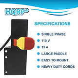 HQRP Multi-Purpose Router Table Power Switch, Dust Control Switch, Power Tool Switch, 15A 125V UL Listed HQRP