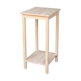 International Concepts Portman Accent Table, Unfinished IC International Concepts